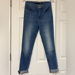 Express Jeans high-rise skinny jeans Size 4